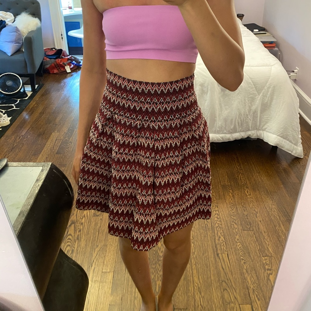 H&M high-waist a-line skirt